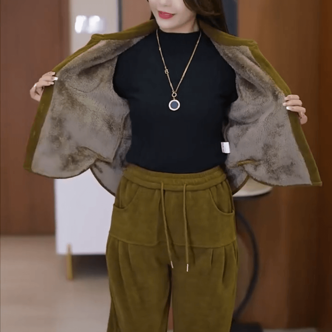 Conjunto Moscou - Super Macio / Acabamento Peluciado e Charme para o Inverno!