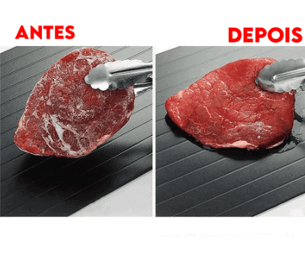 Tábua Mágica ColdFlax™ Descongela Carne & Alimento