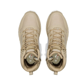 Bota Masculina Cano Médio Norti em Couro Legítimo e Nylon + 3 BRINDES Brutos: Relógio Tático, Cinto e Carteira