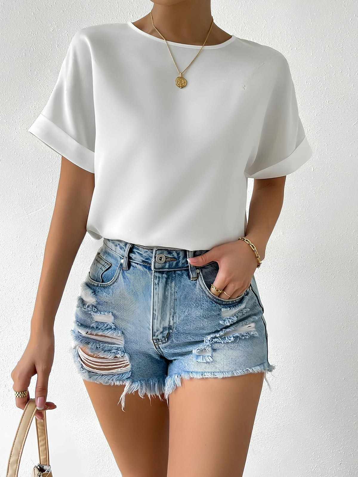 Blusa Manga Curta Samara
