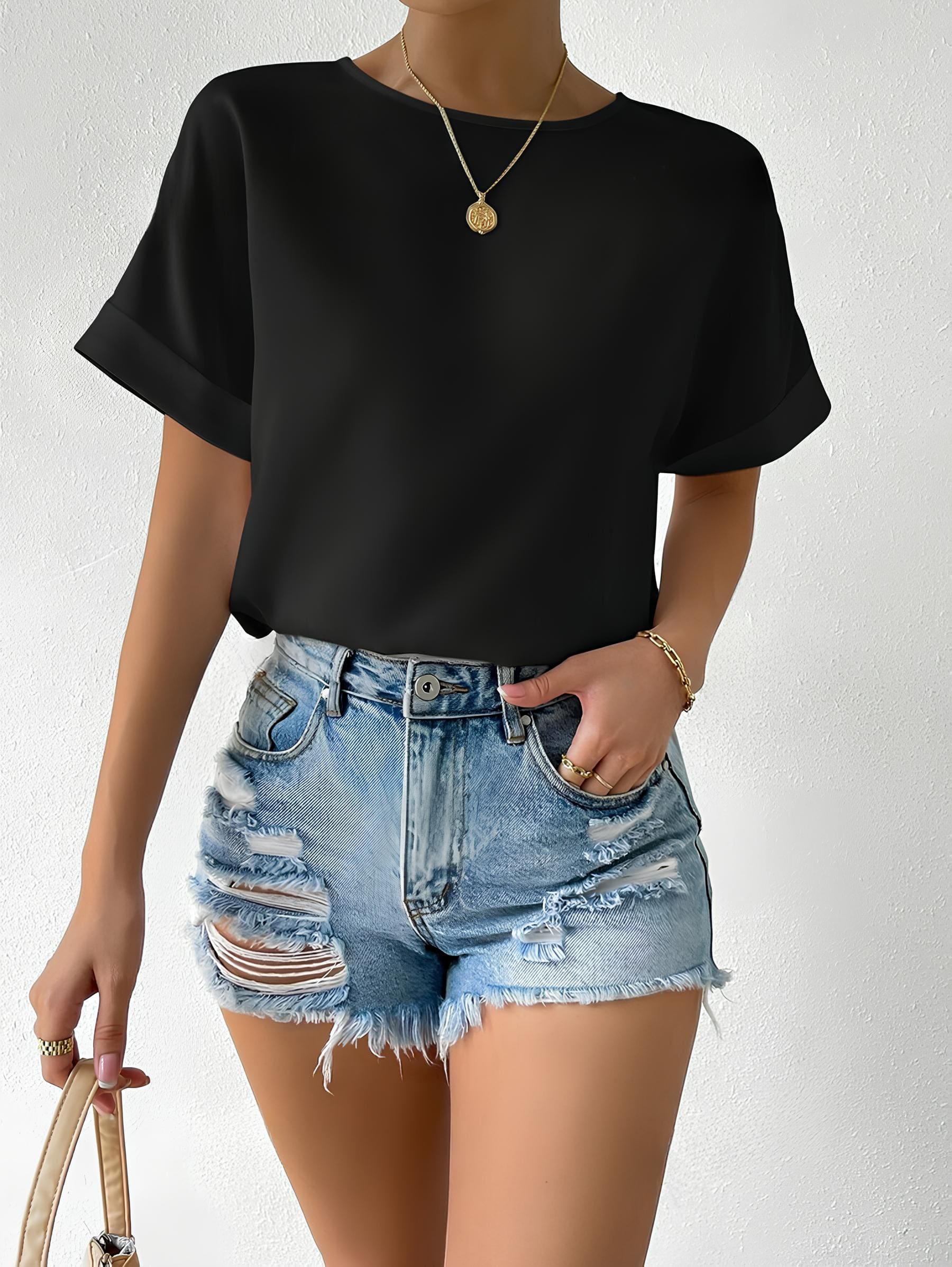 Blusa Manga Curta Samara
