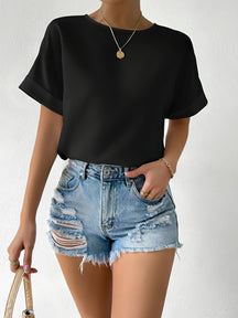 Blusa Manga Curta Samara