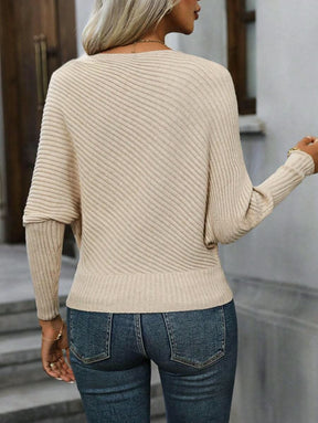 Blusa Casual Canelada Suéter
