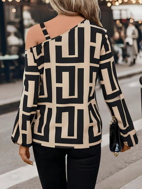 Blusa Feminina Gola Assimétrica Antonella