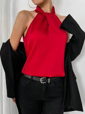 Blusa Casual com Ombros de Fora