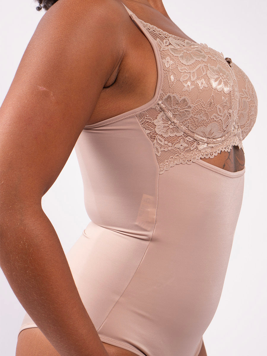 Body Modelador Enjoy em Renda