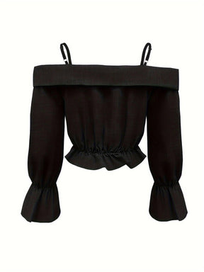 Blusa Flare de Alça