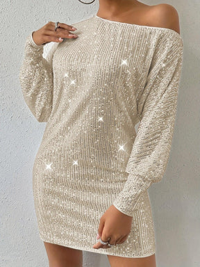 Vestido Blusa com Paetês