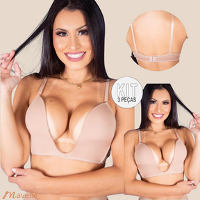 Kit 3 Sutiãs TOP Mágicos - O Número 1 em Sustentação e Conforto