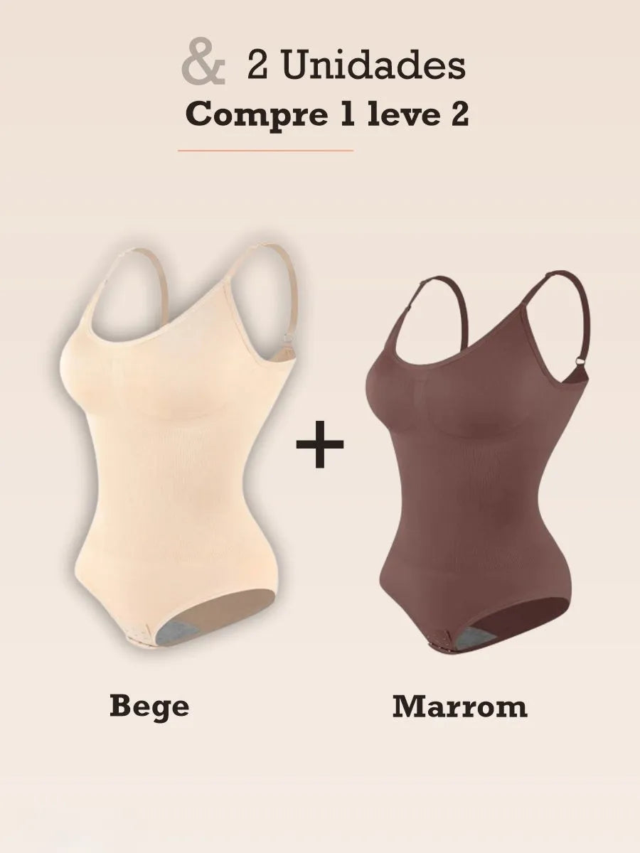 Body Modelador Slim Control - Compre 1 Leve 2 + Brindes Exclusivos