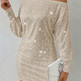 Vestido Blusa com Paetês