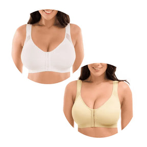 Sutiã Comfort Virgínia com Fecho Frontal - [Pague 1 Leve 2] + Brindes Exclusivos