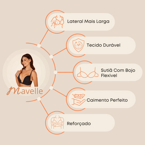 Kit 3 Sutiãs TOP Mágicos - O Número 1 em Sustentação e Conforto
