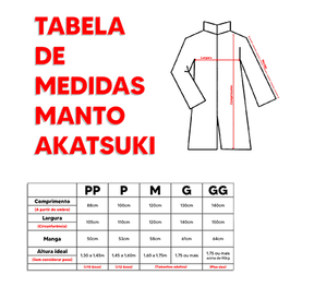 Manto Akatsuki & Bandana renegada com brindes especiais