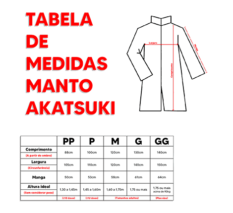Manto Akatsuki & Bandana renegada com brindes especiais