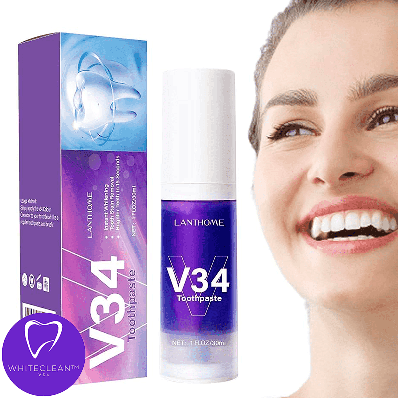 (Queima de Estoque🔥) Compre 1 Leve 3 Super Clareador Dental WhiteClean™ + Brinde Exclusivo (Ultimas Unidades)