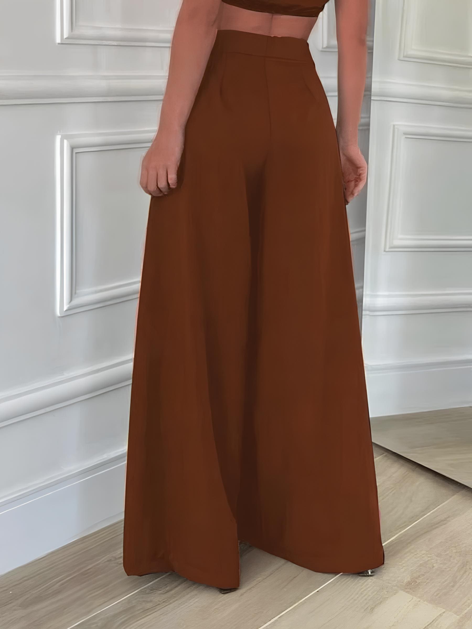 Calça Pantalona Feminina Casual