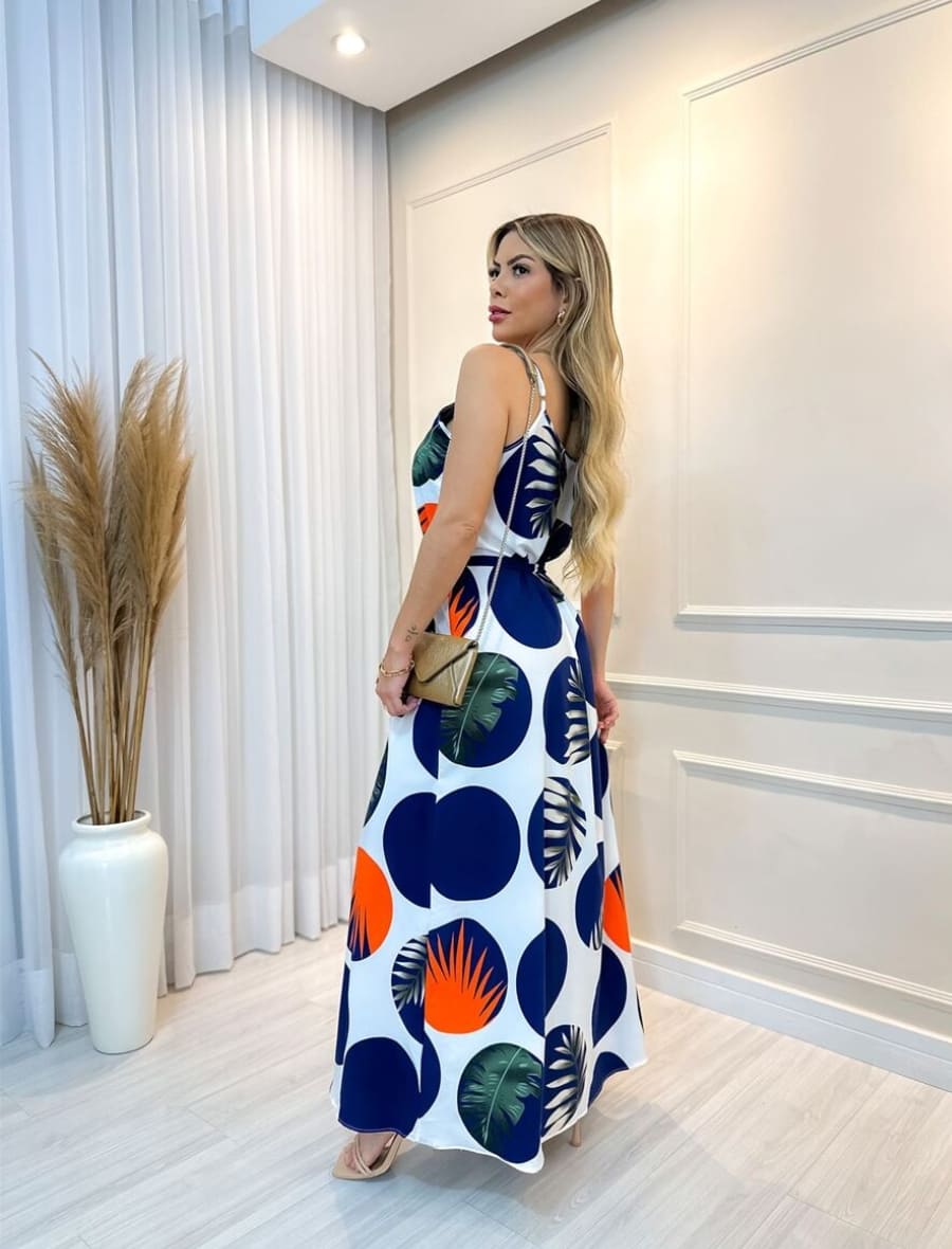 Vestido Longo Floral
