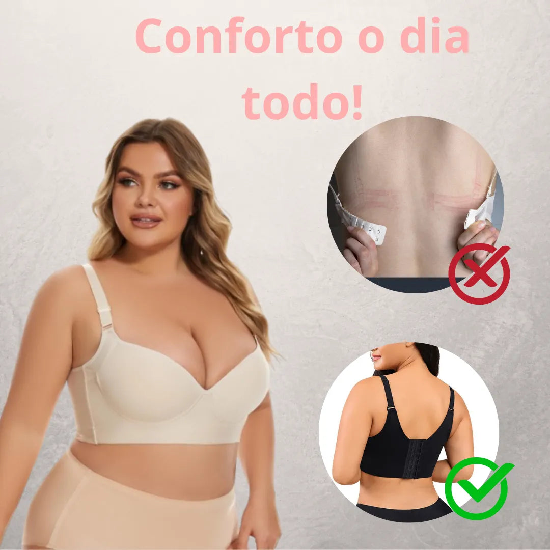 Kit 4 Sutiãs Passione com Efeito Modelador - O Número 1 em Sustentação e Conforto!