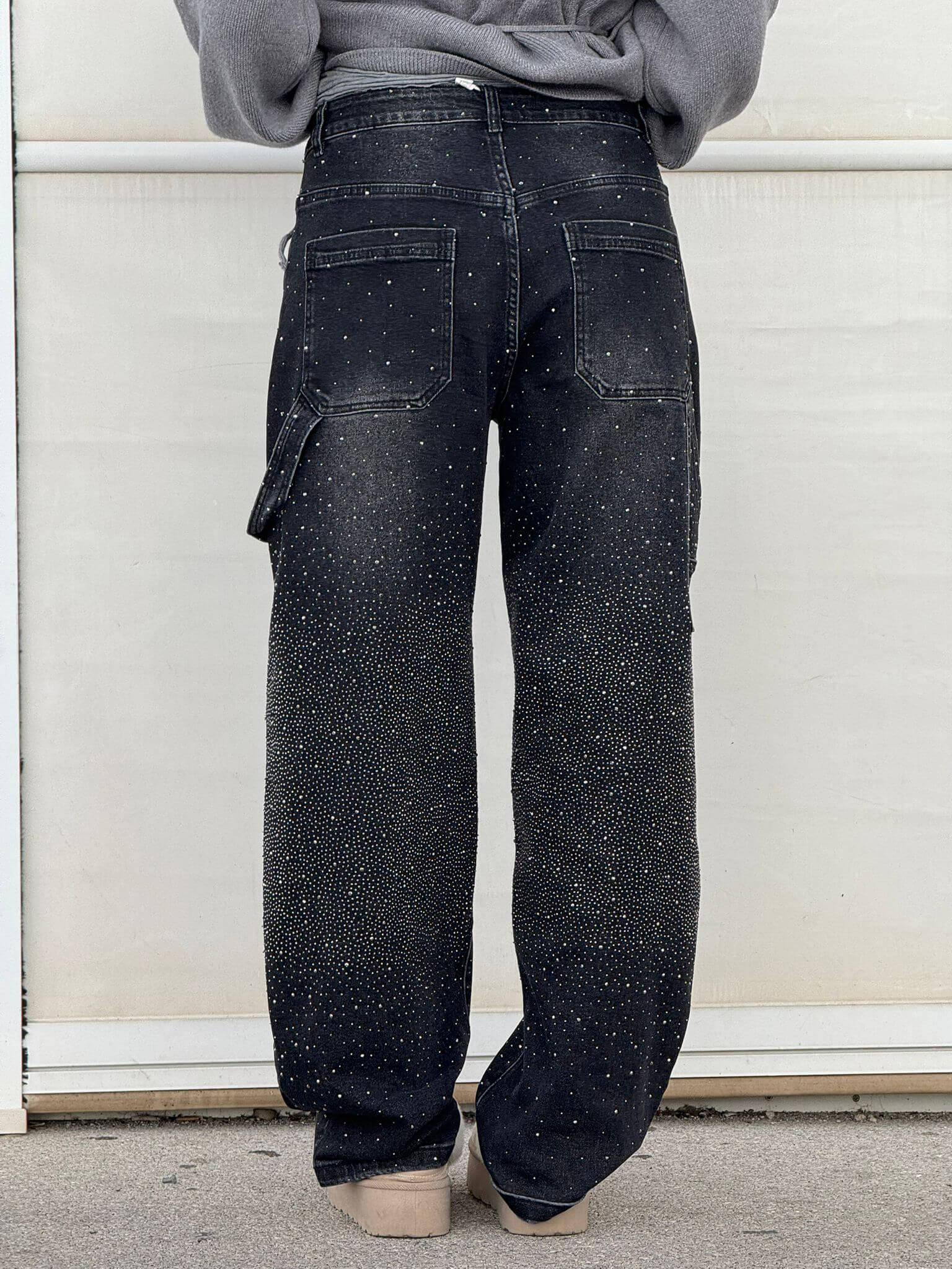 Calça Jeans Balloon Carpenter Brilhante