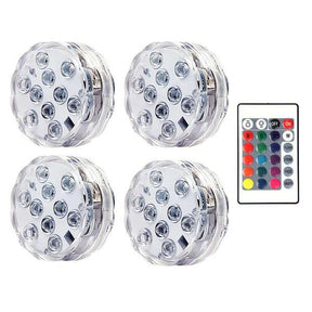 Kit Luminárias de Piscina RGB Lumix™ - Sem Fio Com Controle Remoto + Brinde Exclusivo (Últimas Unidades) - Pop Store
