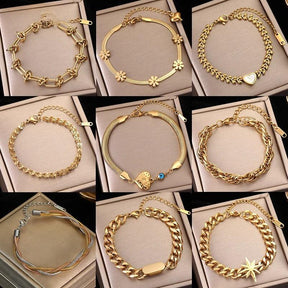 Pulseiras Douradas