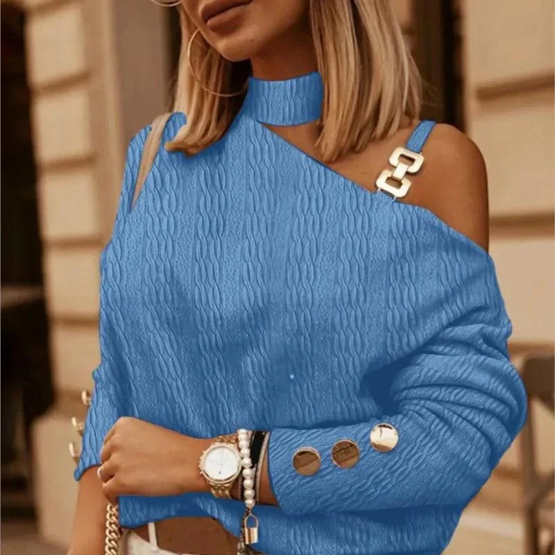 Blusa com Ombro Caído