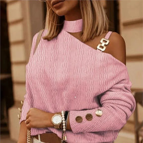 Blusa com Ombro Caído