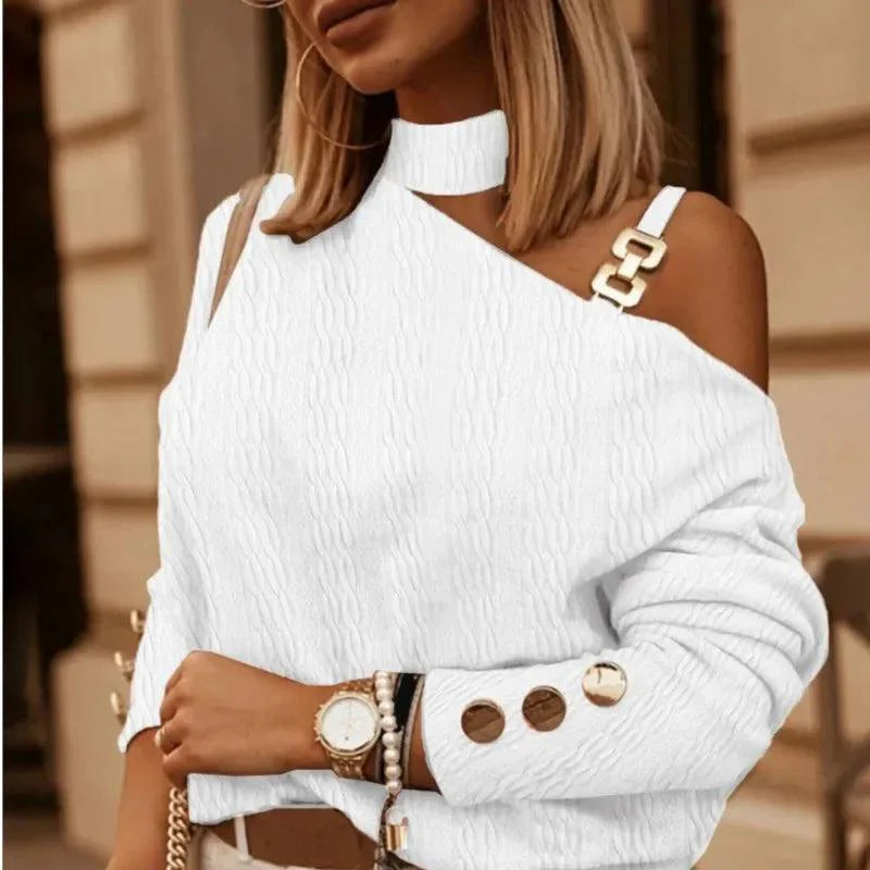 Blusa com Ombro Caído