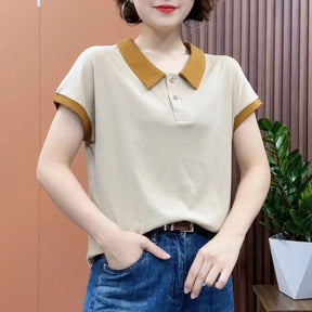 (Compre 2 Leve 3) Camiseta Polo Hevellyn™ Conforto Delicado / A Sinergia Perfeita entre Elegância e Conforto Diário!