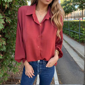 [COMPRE 1 E LEVE 2] Camisa Letizia™ em Viscose com Toque Sedoso e Mangas Morcego / Para Mulheres que Escolhem o Conforto sem Abrir Mão do Encanto!