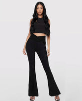 Calça Jeans Modeladora de Cintura Alta Cruzada - [COMPRE 1 E LEVE 2]