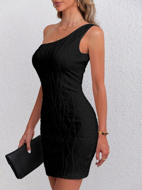 Vestido Branco Mini Assimétrico