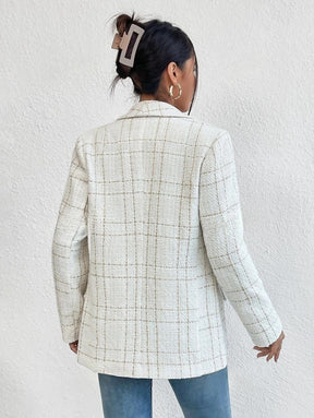 Blazer Feminino Casual em Linho