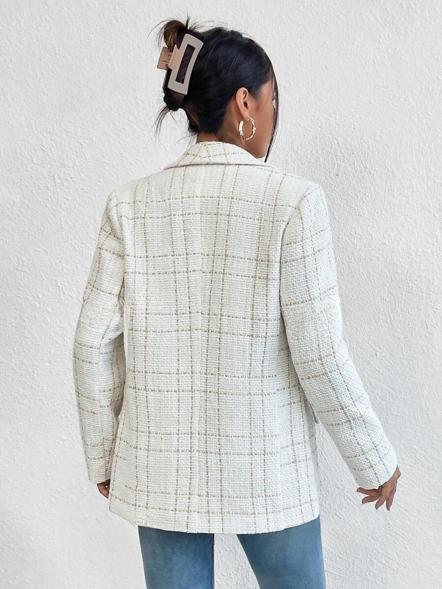 Blazer Feminino Casual em Linho