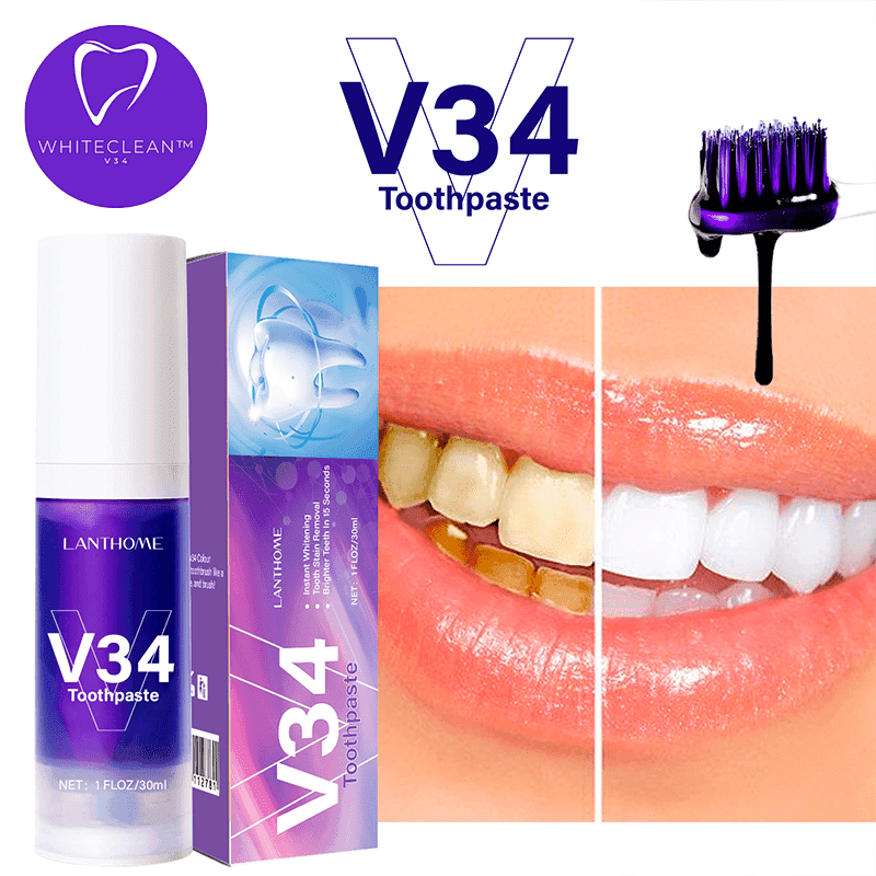 (Queima de Estoque🔥) Compre 1 Leve 3 Super Clareador Dental WhiteClean™ + Brinde Exclusivo (Ultimas Unidades)