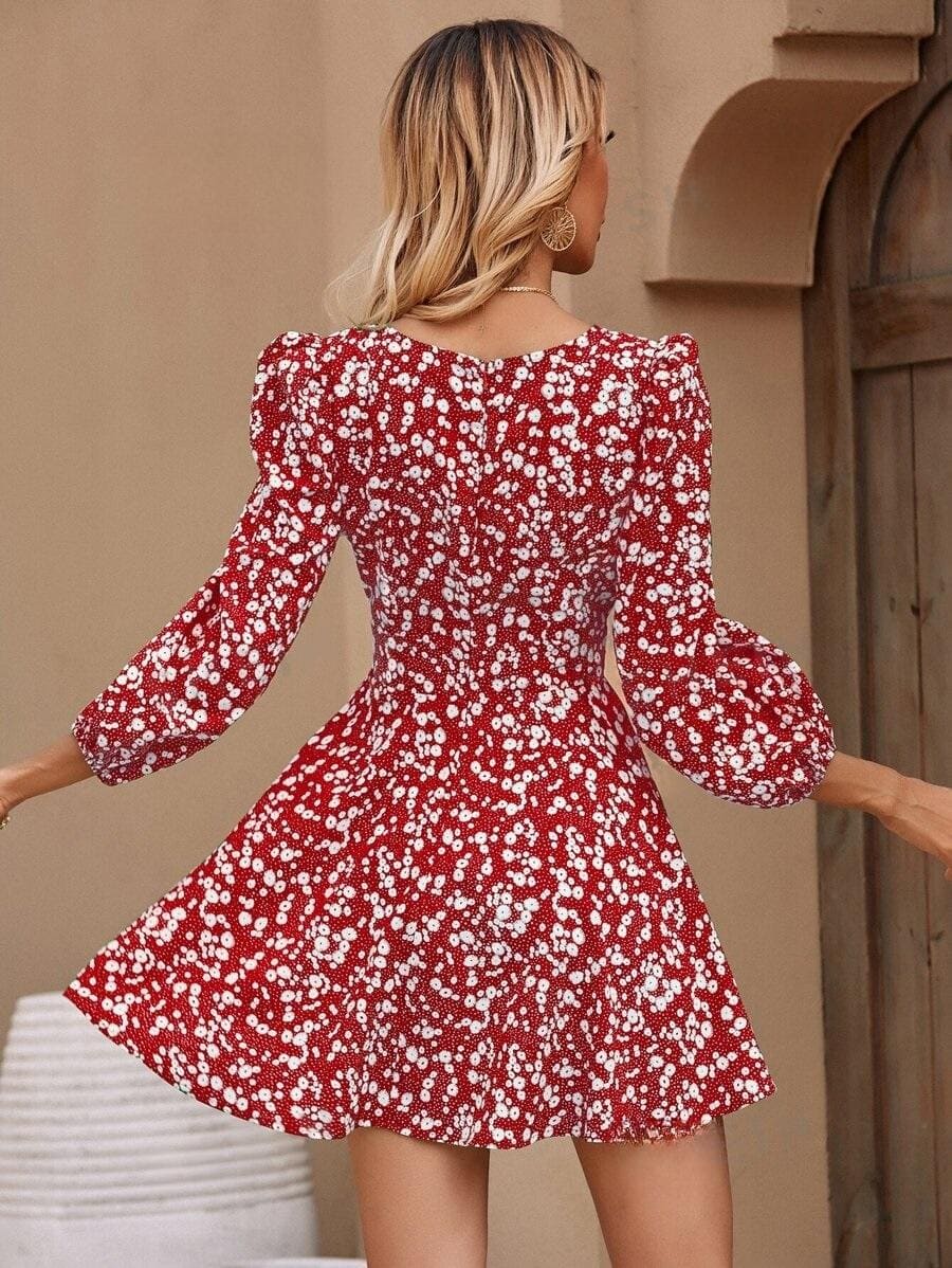 Vestido Curto Estilo Boho