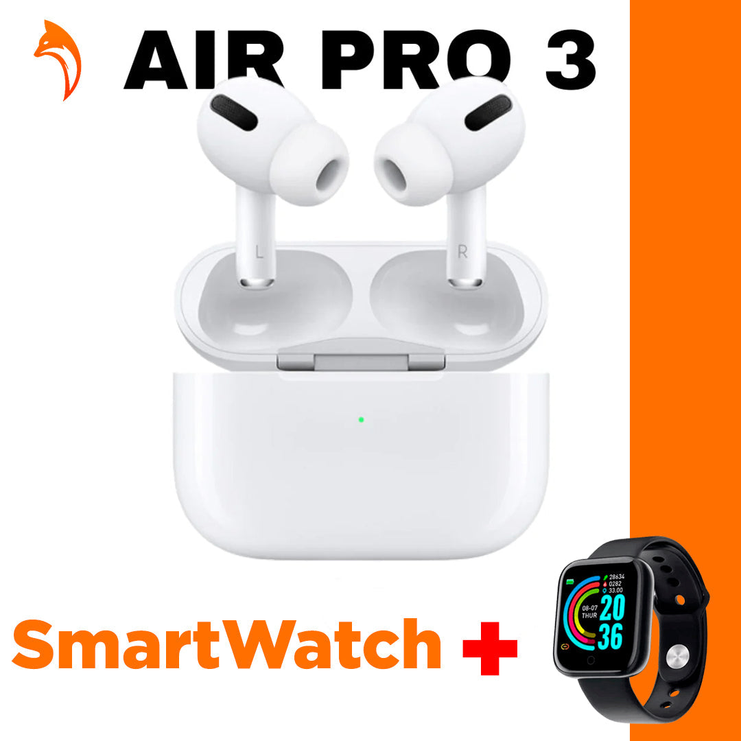 Air Phone Pro 3™ - Fone Bluetooth + SmartWatch (Ultimas Unidades)