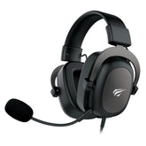 Headset Gamer Havit™, Drivers 53mm, Microfone Plugável, Preto - HV-H2002D