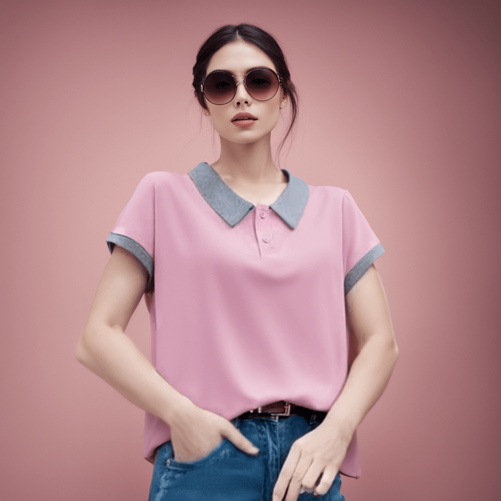 (Compre 2 Leve 3) Camiseta Polo Hevellyn™ Conforto Delicado / A Sinergia Perfeita entre Elegância e Conforto Diário!