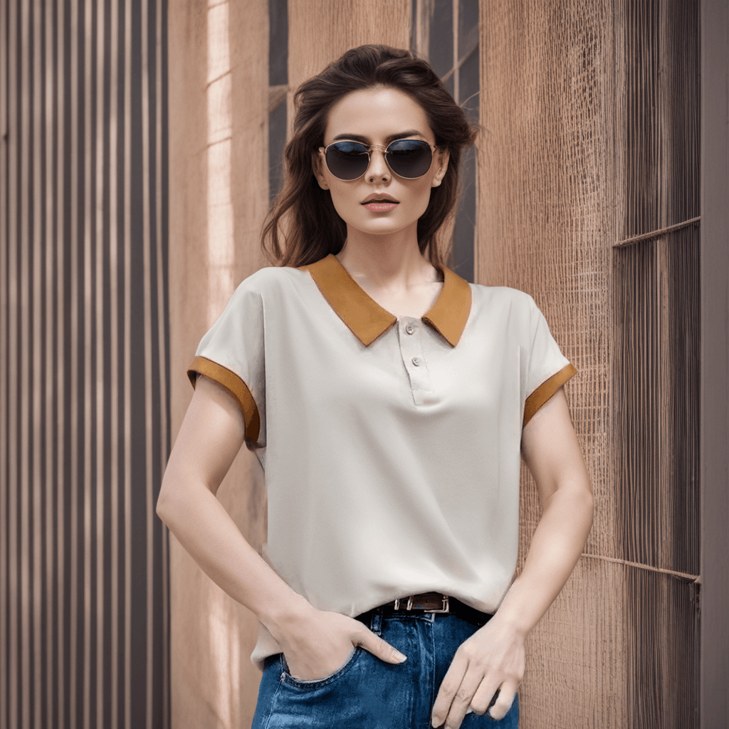 (Compre 2 Leve 3) Camiseta Polo Hevellyn™ Conforto Delicado / A Sinergia Perfeita entre Elegância e Conforto Diário!