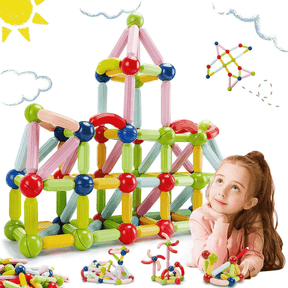 Magnetic Blocks™ - Blocos Magnéticos Educacionais + Brinde Exclusivo (Ultimas Unidades)