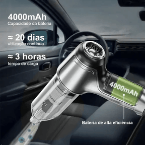 (Compre 1 Leve 2) Aspirador de Pó Portátil 4 em 1 Super Clean® + Brindes Exclusivos - Somente Hoje!