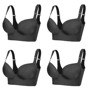 Kit 4 Sutiãs Passione com Efeito Modelador - O Número 1 em Sustentação e Conforto!