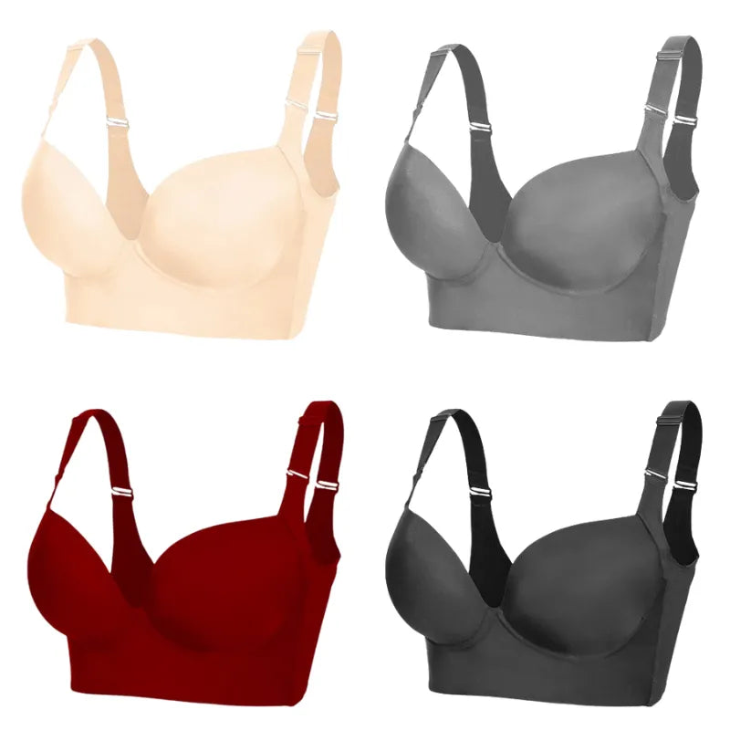 Kit 4 Sutiãs Passione com Efeito Modelador - O Número 1 em Sustentação e Conforto!