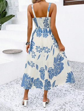 Vestido Com Estampa Floral