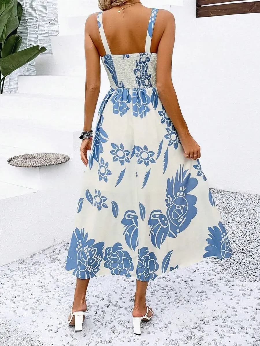 Vestido Com Estampa Floral